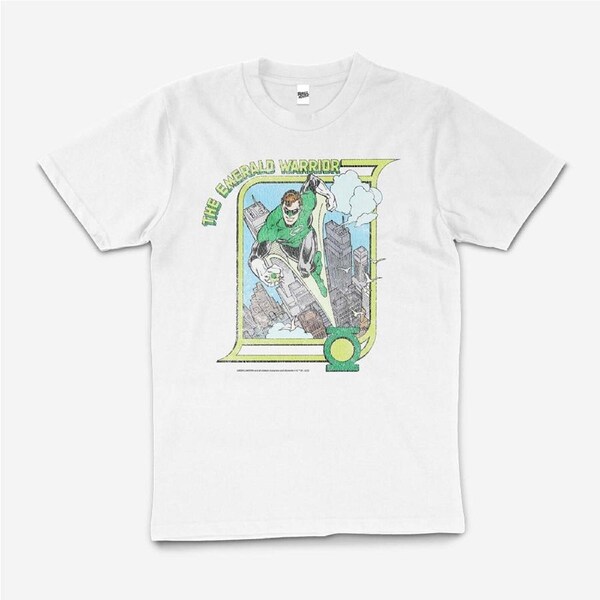 Green Lantern The Emerald Warrior DC Cotton T-Shirt Unisex Tee White 3XL