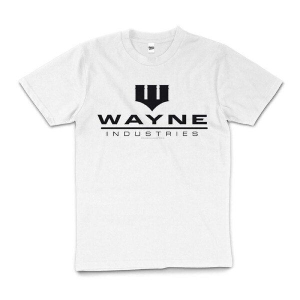 Wayne Industries Superhero Classic Geek Nerd T-Shirt Unisex Tee White M