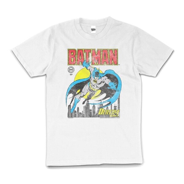 DC Comics Batman Detective Superhero Dark Knight T-Shirt Unisex Tee White 3XL