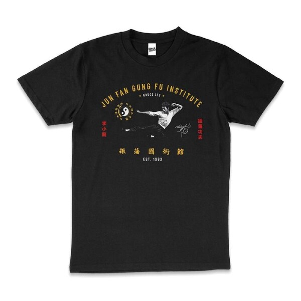 Bruce Lee Jun Fan Gung Fu Martial Arts Cotton T-Shirt Unisex Tee Black L