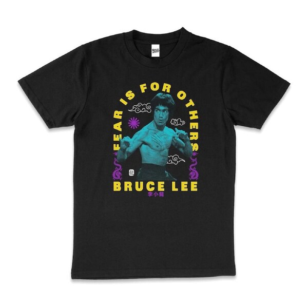 Bruce Lee Fear Is For Others Motivation Cotton T-Shirt Unisex Tee Black 3XL