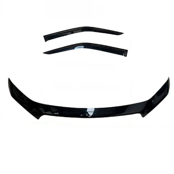 Tinted Bonnet Protector & Weathershields for Isuzu D-MAX Extra Cab 2021-2024