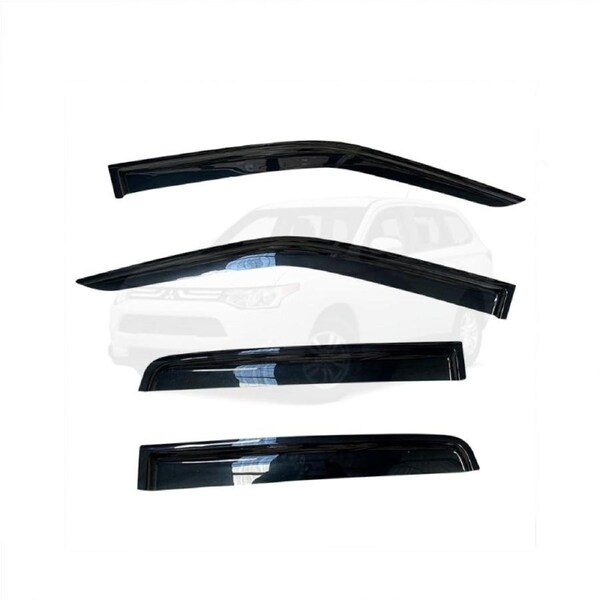 Weather Shields Window Visors Weathershield For Mitsubishi Outlander ZG ZH 2006-2012