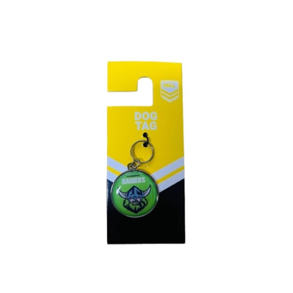 NRL Pet ID Tag - Canberra Raiders - Engravable - 30mm diameter