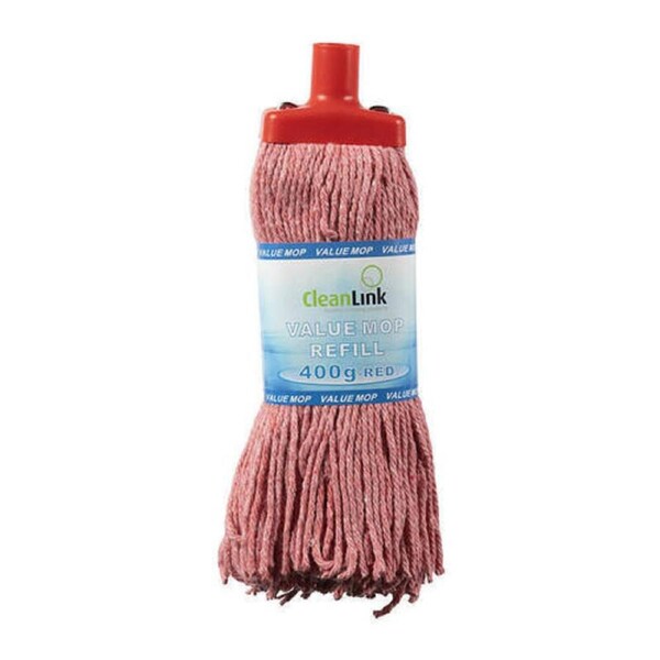Cleanlink Mop Head 400Gm Red