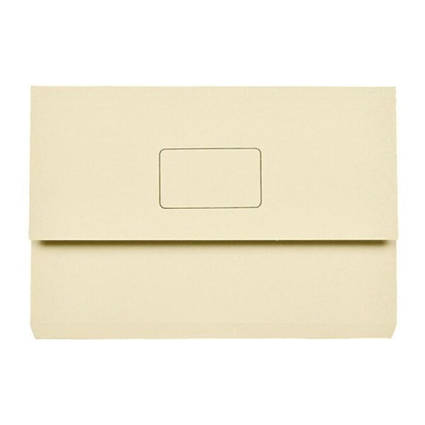 Marbig Slimpick Foolscap Document Wallet Buff
