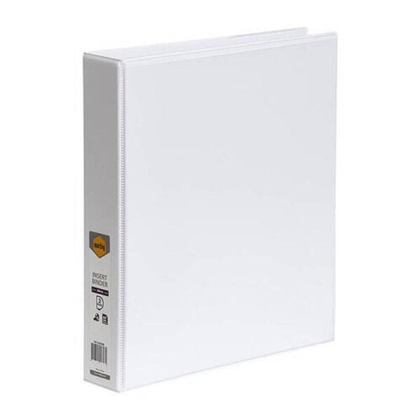 Marbig Clearview Insert Binder A4 38mm 2D White