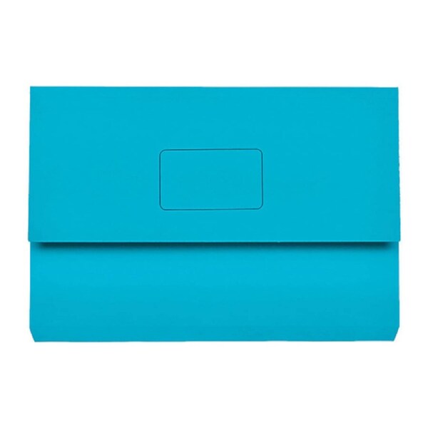 Marbig Slimpick Foolscap Document Wallet Blue
