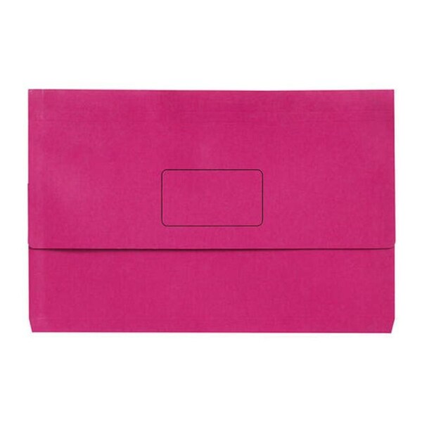 Marbig Slimpick Foolscap Document Wallet Pink