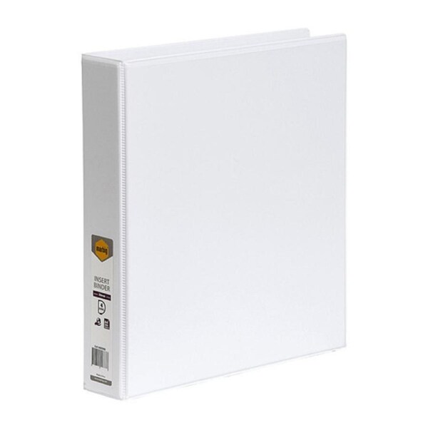 Marbig Clearview Insert Binder A4 38mm 4D White