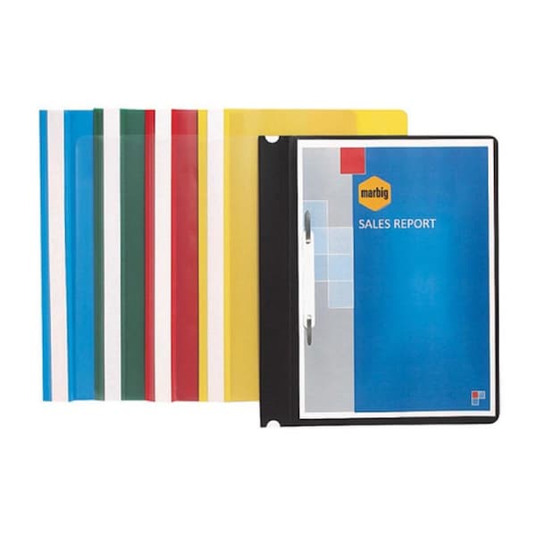 Marbig Flat Files A4 Economy Yellow