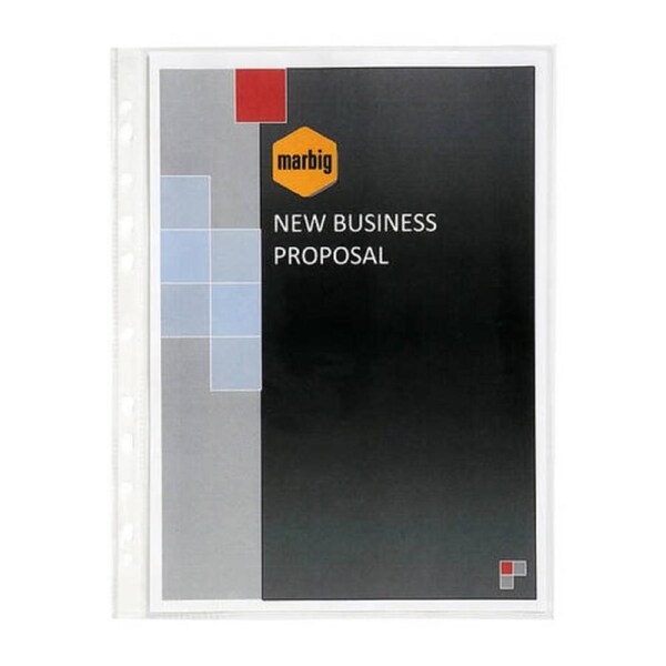 Marbig Sheet Protectors Heavyweight A3 100Pk