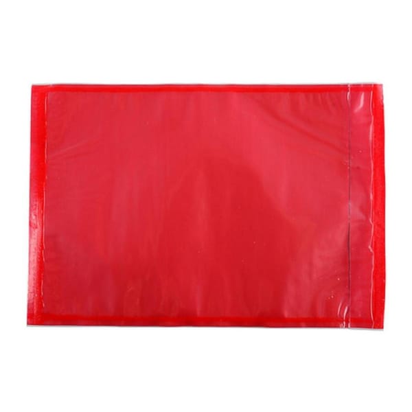 Cmbld Packaging Envelope Plain Red 165X115 Bx1000