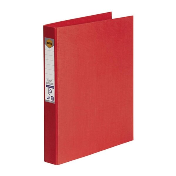 Marbig Ring Binder A4 25mm 4D Pe Red