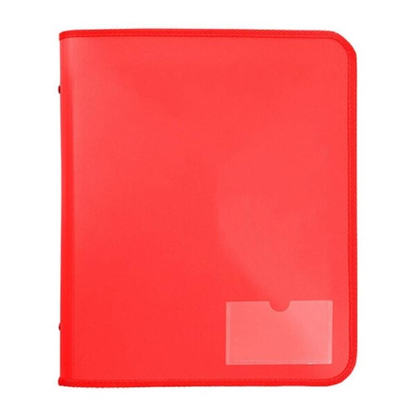 Marbig Zipper Binder W/ Tech Case 25mm 2D Red