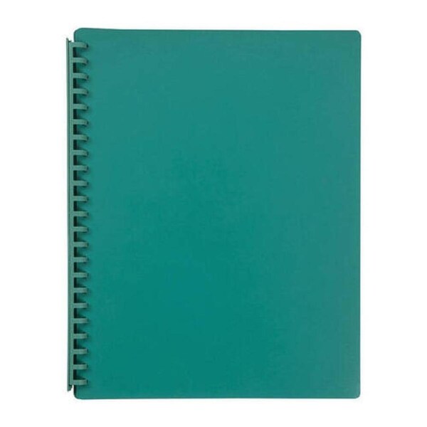 Marbig Refillable Display Book 20 Pocket Green
