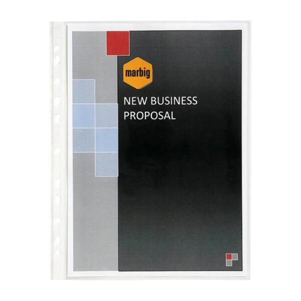 Marbig Sheet Protectors Heavyweight A4 50Pk