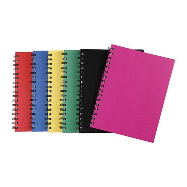 Spirax 510 Hard Cover Book 200 Page Assorted Pk5