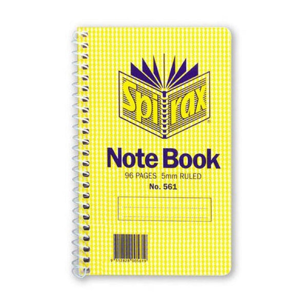 Spirax 561 Notebook 147X87mm 96 Pg S/O Pk20