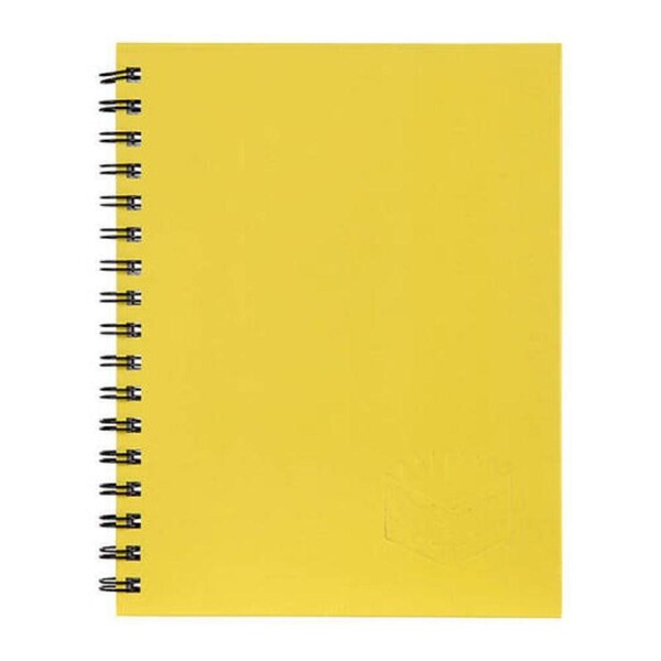 Spirax 511 Hard Cover Book Yellow S/O Pk5