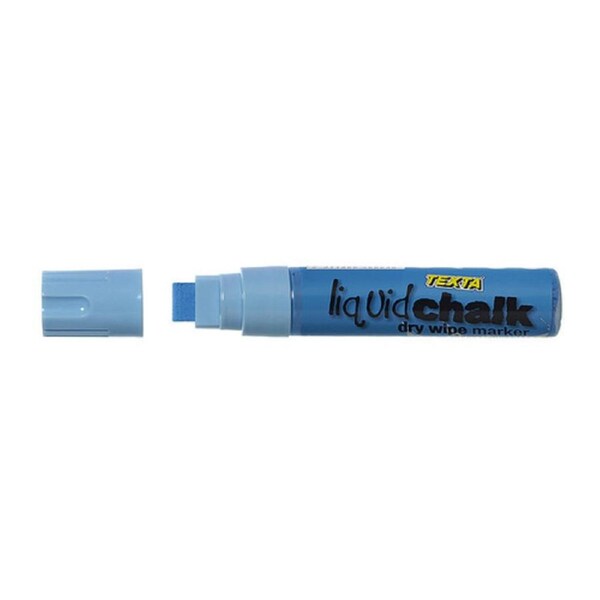 Texta Liquid Chalk Marker Dry Wipe Blue