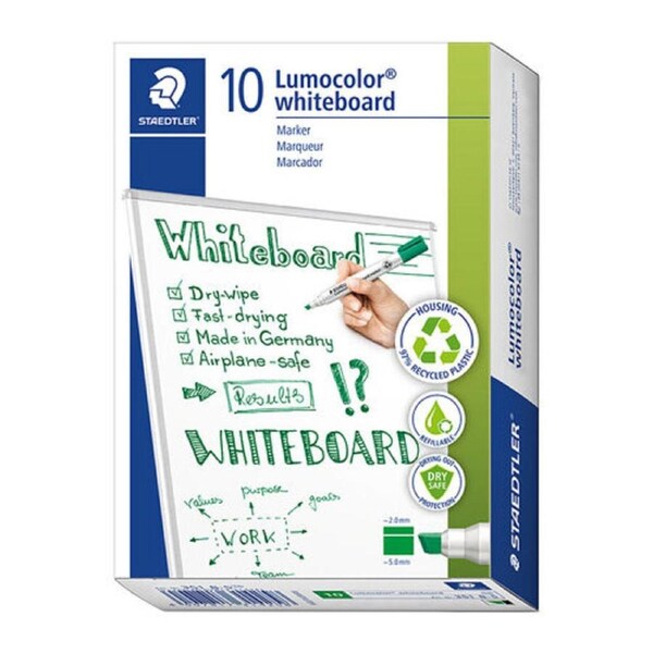 Staed Lumo W/B Mrk CP Grn Bx10