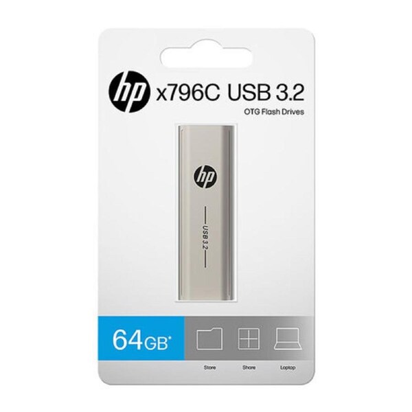 64GB, USB3.2,Light Golden, PCBA 3.2 Type A/C