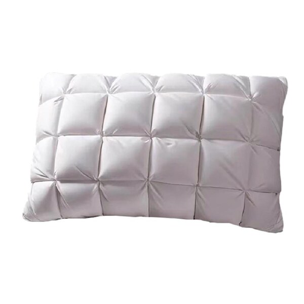Queling 3 Layer White Goose Down Feather Pillow Premium Quality