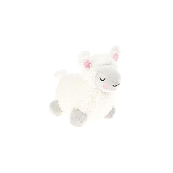 Linen House Kids Polyester Lilly Lamb Plush Toy Stuffed Cushion 18x12cm White
