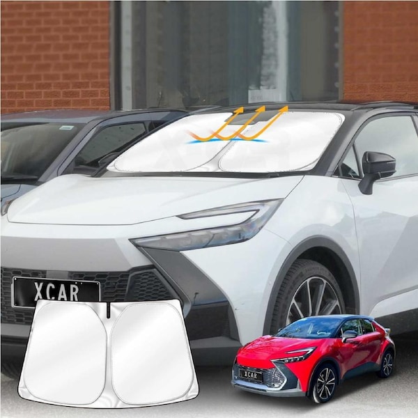 WindScreen Sun Shade for Toyota CHR C-HR 2024-Onwards Blocks UV Rays Foldable Custom Wind Screen Sun Visor Protector