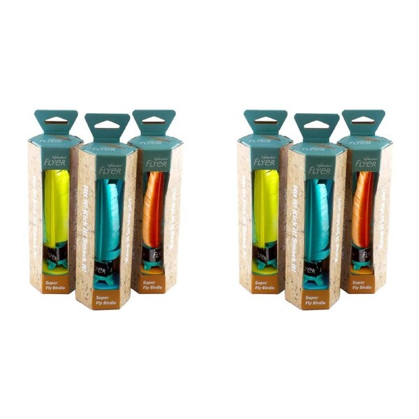 2x Formula Sports Flyer Kids/Children Outdoor Training Shuttlecock Assorted 8y+