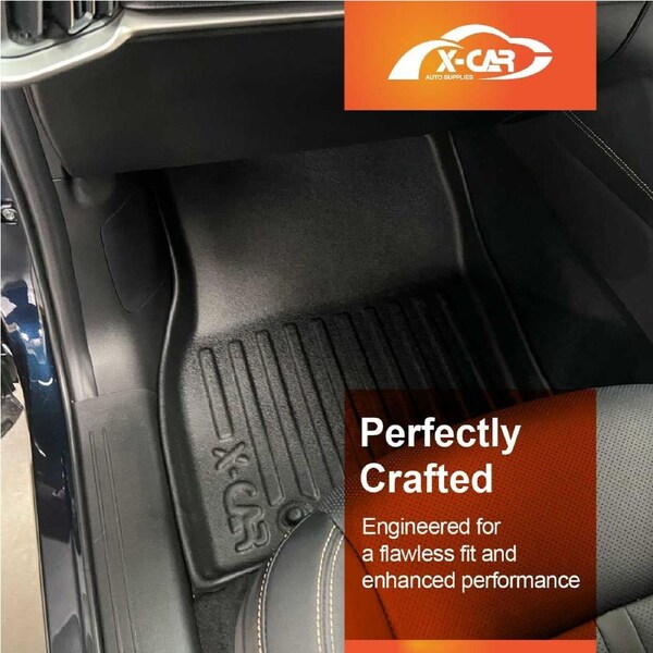 3D Floor Mats for Mazda CX-80 CX80 2024-Onwards Heavy Duty All Weather Car Mats Carpet Liner Set