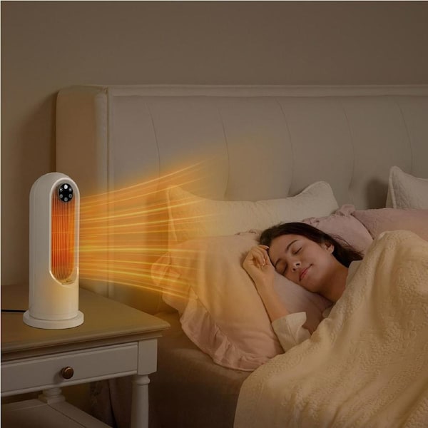 Spector Electric Portable Space Heater Fan 1200W Quiet Efficient Fast Heating