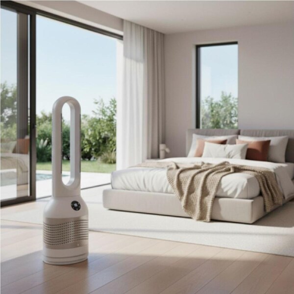 Spector 3 in 1 Bladeless Tower Fan Heater Cooler Purifying HEPA Oscillating