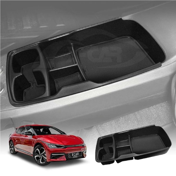 Center Console Box for Kia EV6 2021-Onwards Organizer Storage Cup Holder Container Tray Car Accessories