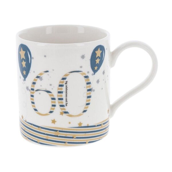 Gibson Gifts Rush Birthday Men 60th Mug R Drinking Water/Juice Cup w/ Handle