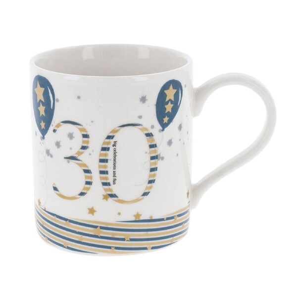 Gibson Gifts Rush Birthday Men 30th Mug R Drinking Water/Juice Cup w/ Handle