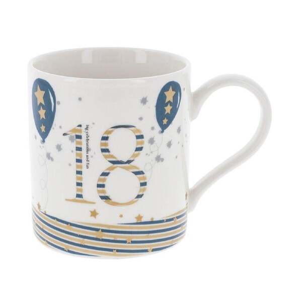 Gibson Gifts Rush Birthday Men 18th Mug R Drinking Water/Juice Cup w/ Handle