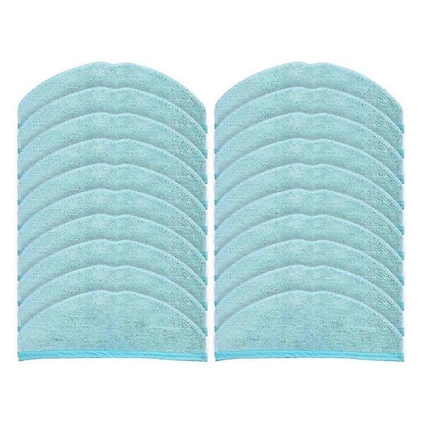 20PCS Washable Mop Cloths for 8090 Ultra or 9090 AI Robot Vacuum Cleaner Rag