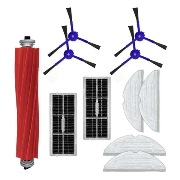 Spare Parts for S7 MaxV Ultra/G10S Pro: Brush, HEPA Filter, Mop Cloth