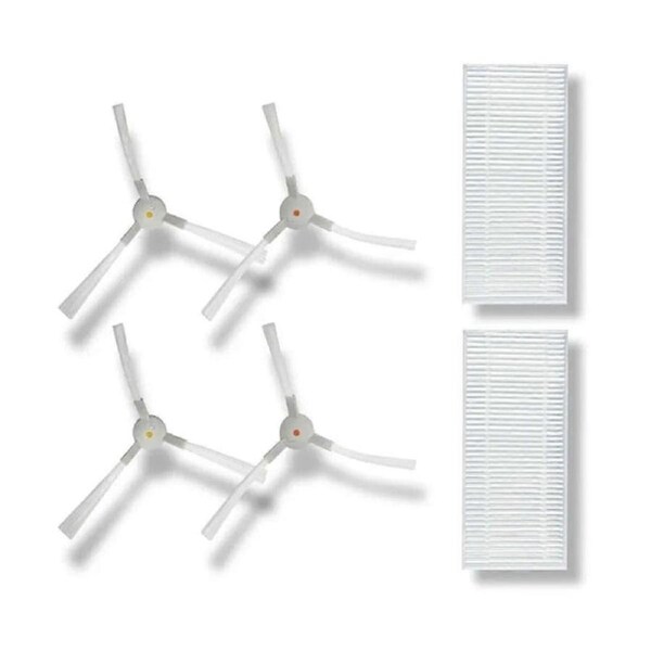 Washable Side Brush for Abir R30 Robot Vacuum Cleaners, 6-Pack