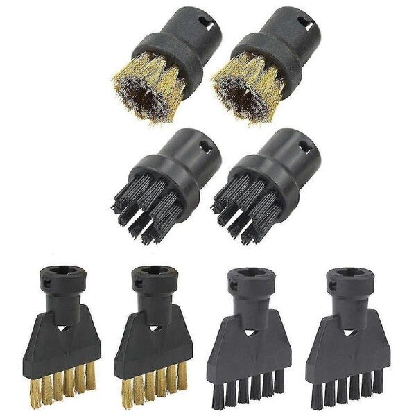 Brush Attachment Set for Steam Cleaner Accessories, SC1, SC2, SC4, SC5, 8-Pack
