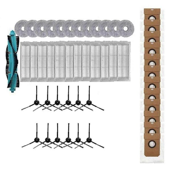 Compatible for 11090 Spin Revolution Vacuum - Main Side Brush, HEPA Filter, Mop