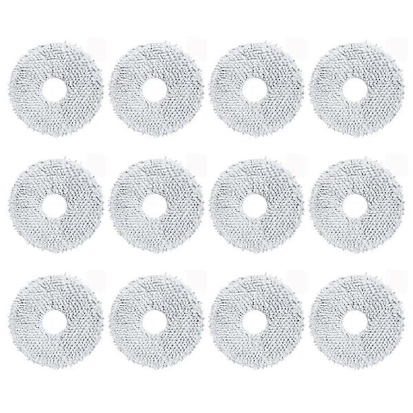 12PCS Mop Rag for Dream Bot L10S Pro Ultra L20 X20 X30 L30 S10 or P