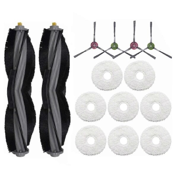 Floor 3 Station Robot Vacuum Accessories Kit: Main Brush, Side Brush, Mop