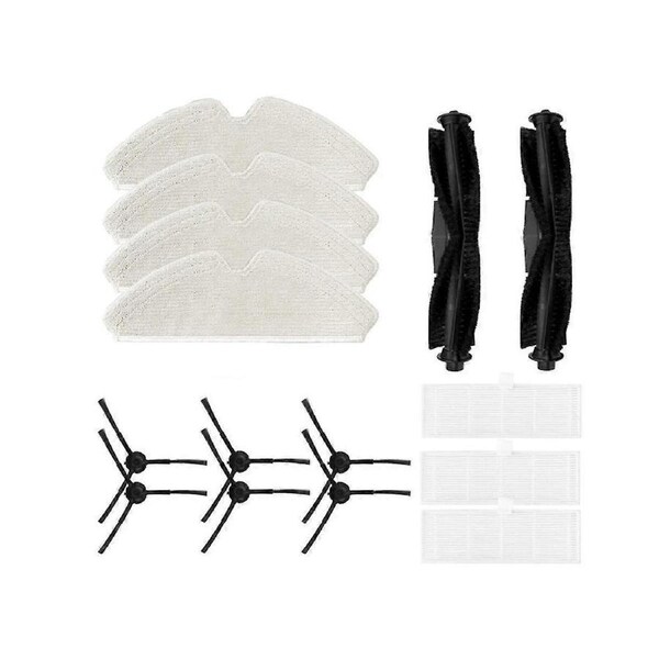 Main Brush, Side Brush, & HEPA Filter for M7 Pro/Q6 V980 Plus Robot Vacuums