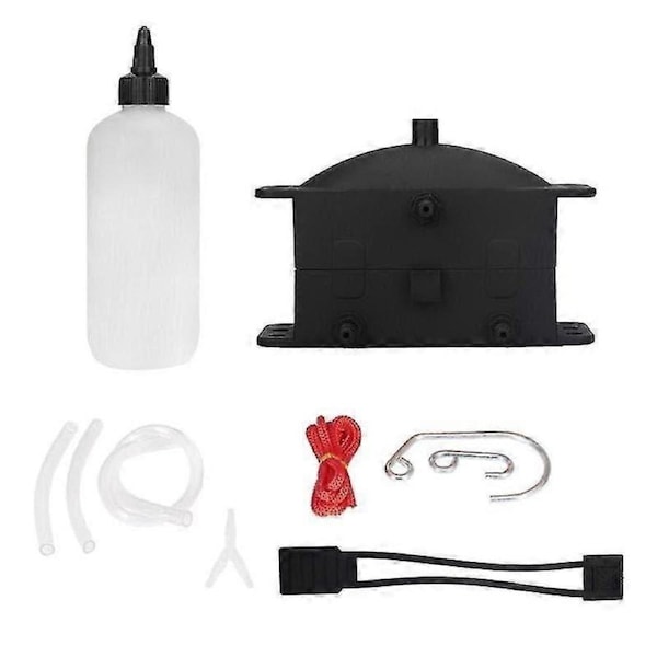 Motorcycle Chain Cleaning Machine Kit Brush Gear Cleaner Tool Black