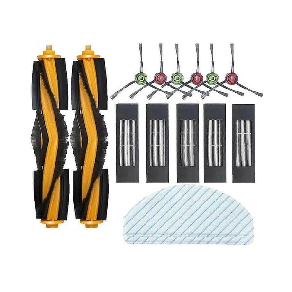 Main Brush & Mop Cloth for Vac 2 Pro Robot Vacuum Cleaners