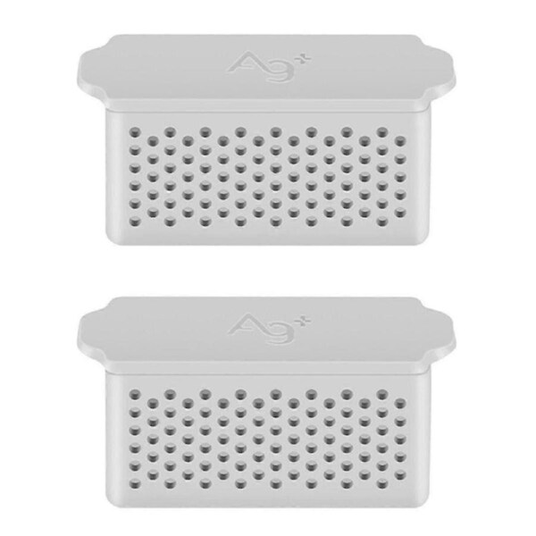 2-Pack Sterilization Module Silver Ion Accessory for Freo X Ultra, J4+ Robot Vacuum