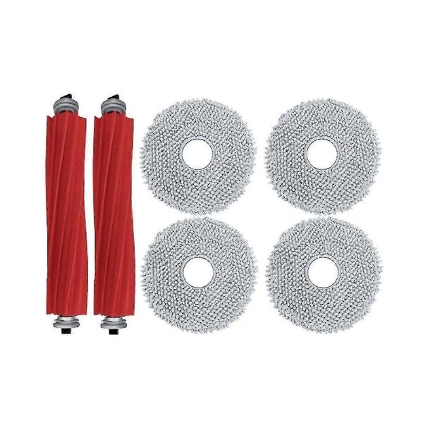 Rubber Brush & Mop Cloth for P10 Robot Vacuum Cleaners